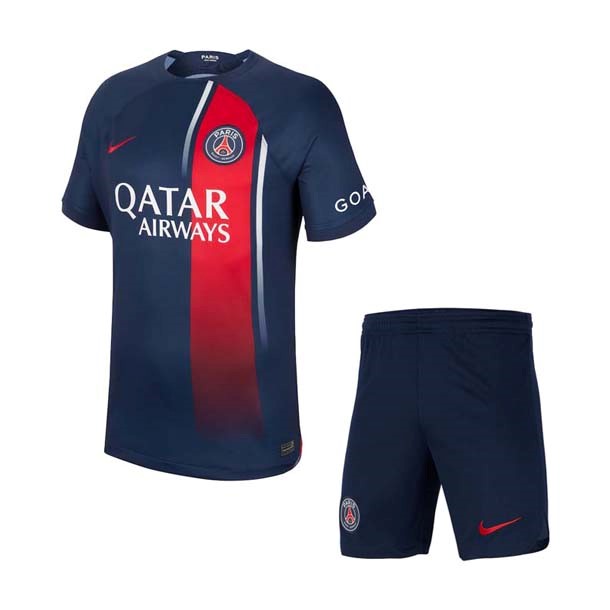 Camiseta Paris Saint Germain Replica Primera Ropa Niños 2023/24